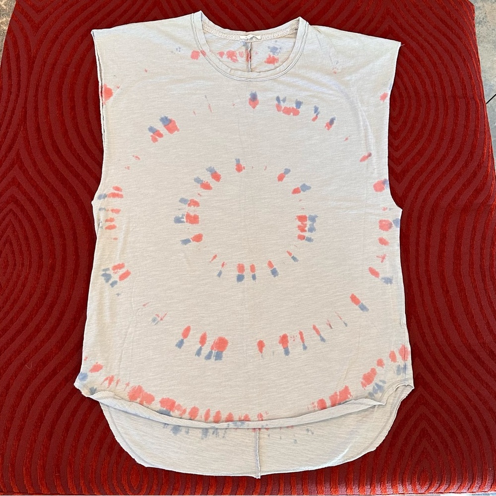 Mystree M Boutique Dress , Neutral Tie Dye Burst
